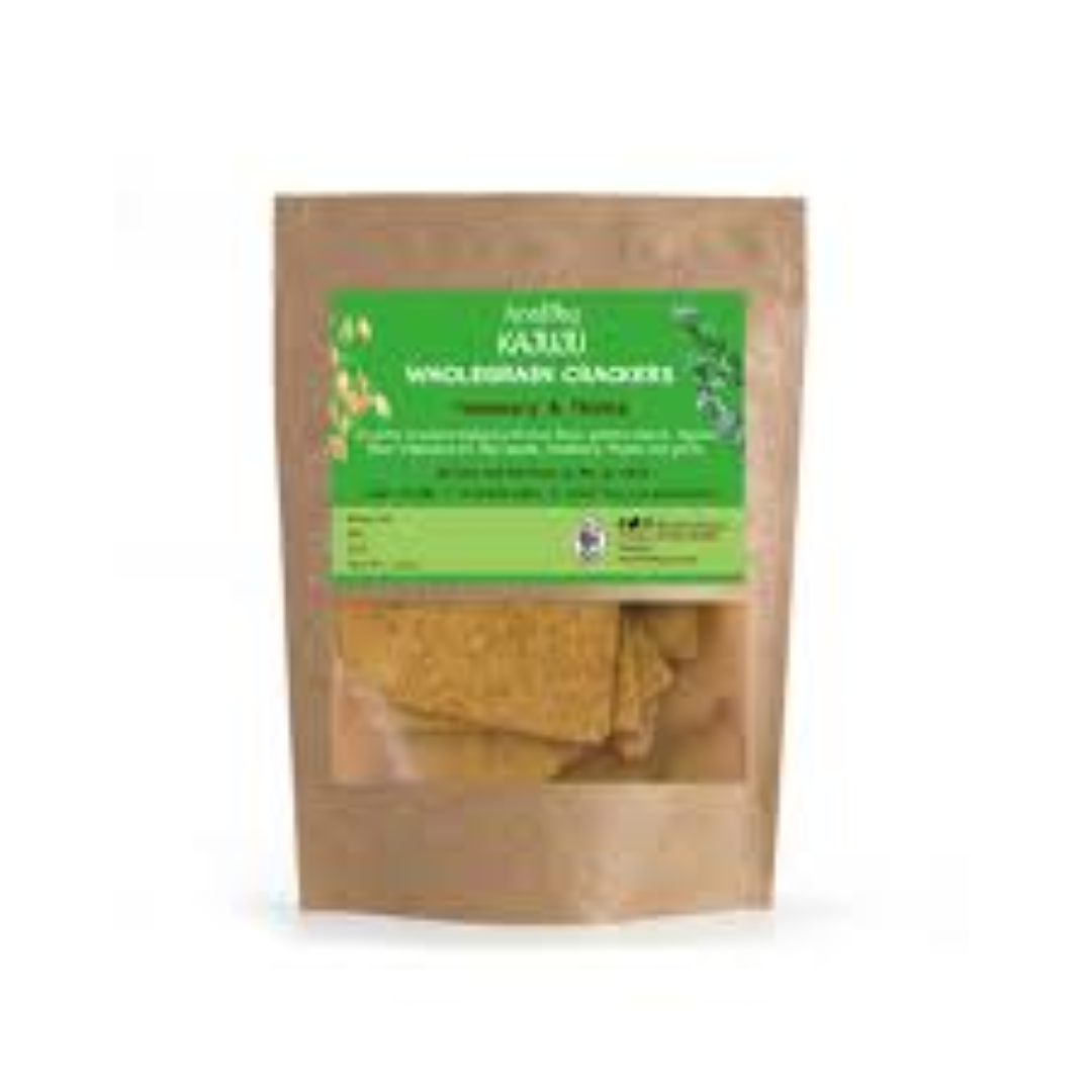 HEALTHY KAJUJU CRACKER ROSEMARY N THYME 100G